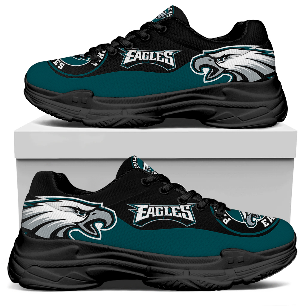 Men's Philadelphia Eagles Edition Chunky Sneakers With Line 001